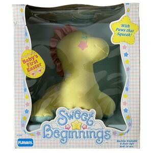 Playskool Baby Giraffe Plush Sweet Beginnings 1991 Vintage Lovey Stuffed Animal